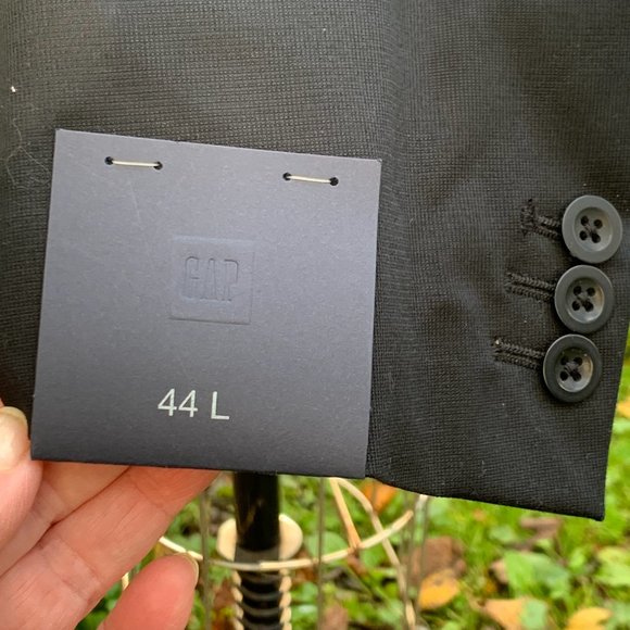 NWT Gap Man's Black Cotton Sports Jacket - Picture 7 of 16